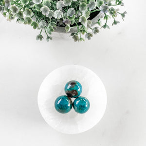 Chrysocolla Mini Spheres-2cm