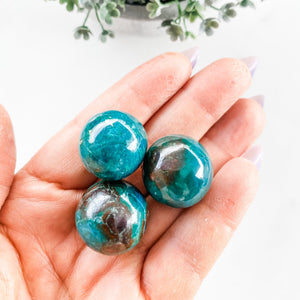 Chrysocolla Mini Spheres-2cm