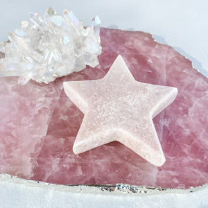 s1680 pink amethyst crystal star shaped large 10cm stone australia. pink amethyst star australia. gemrox sydney 1