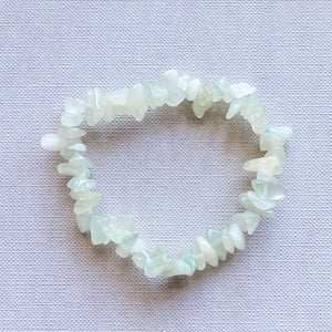 jade crystal chip stretch healing chakra bracelet australia gemrox