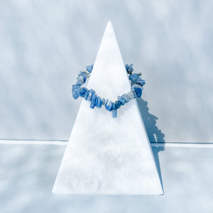 blue adventurine crystal chip chakra healing bracelet australia