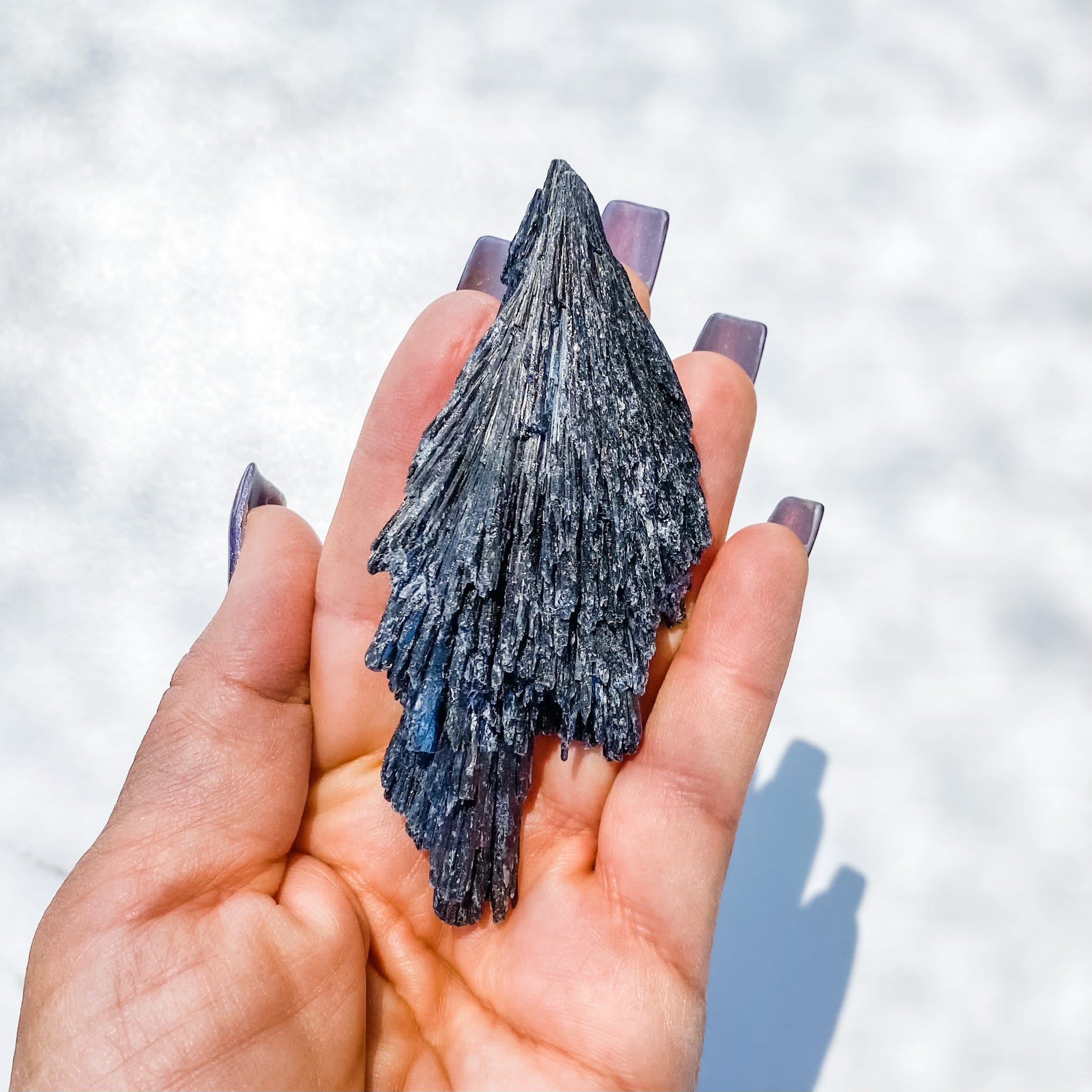 Black deals kyanite gemstone