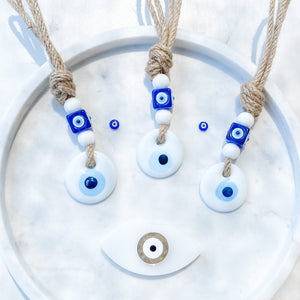 s1324 turkish evil eye protection ceramic wall hanging amulet home decor australia gemrox sydney 1