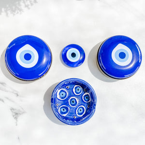 s1459 turkish evil eye ceramic hand made hand painted ash tray australia gemrox sydney 1