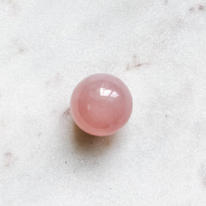 pink rose quartz crystal ball sphere healing stone australia