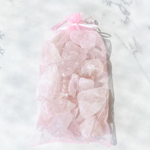 s1575 natural rose quartz crystal raw stone 1000 grams 1 kilo bulk buy home styling stones australia.gemrox sydney 1