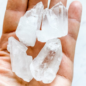 clear quartz crystal cluster point australia