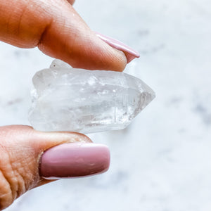 clear quartz crystal cluster point australia