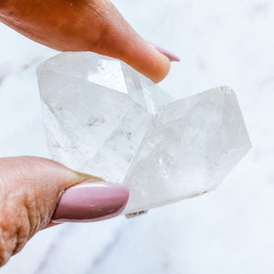 clear quartz crystal cluster point australia