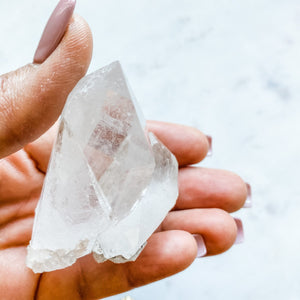 clear quartz crystal cluster point australia