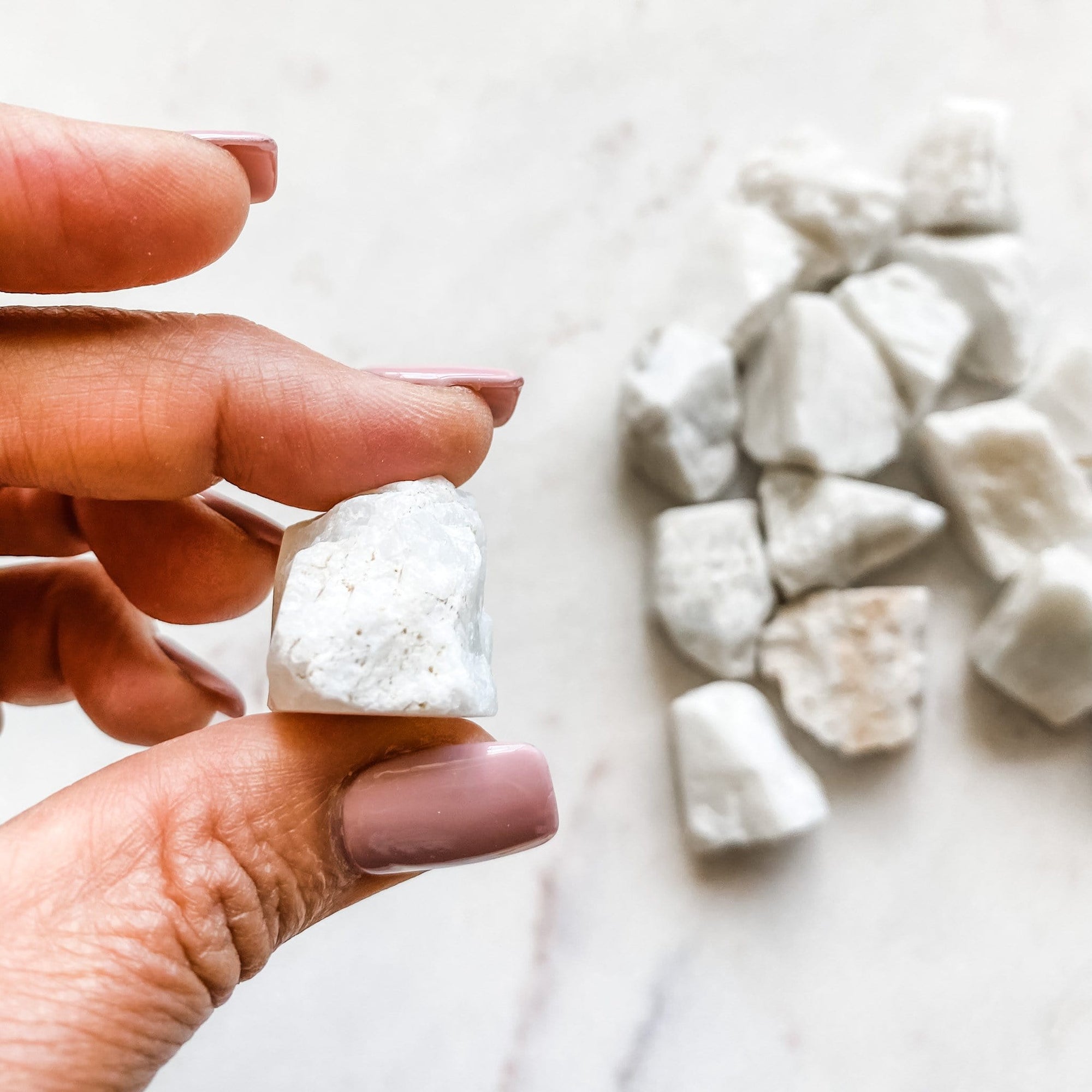 white moonstone crystal raw rough chunk points meditation rock stone australia