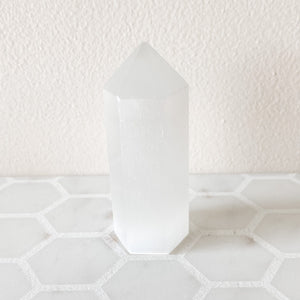 selenite crystal generator tower wand australia