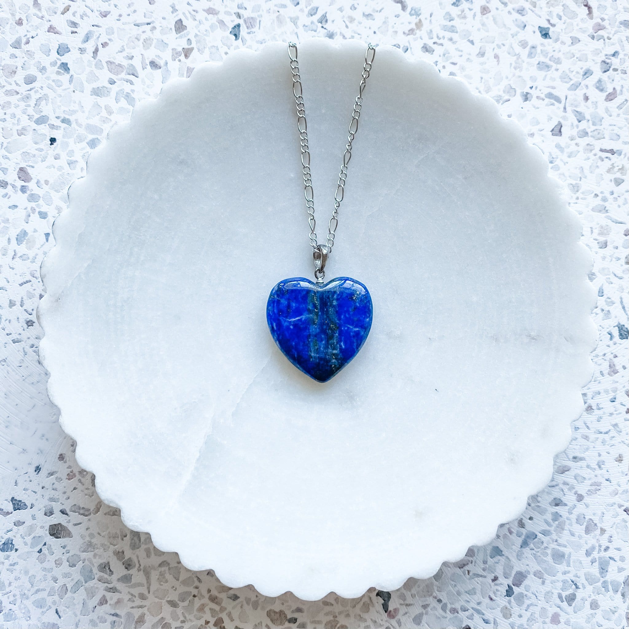 Blue deals heart jewellery